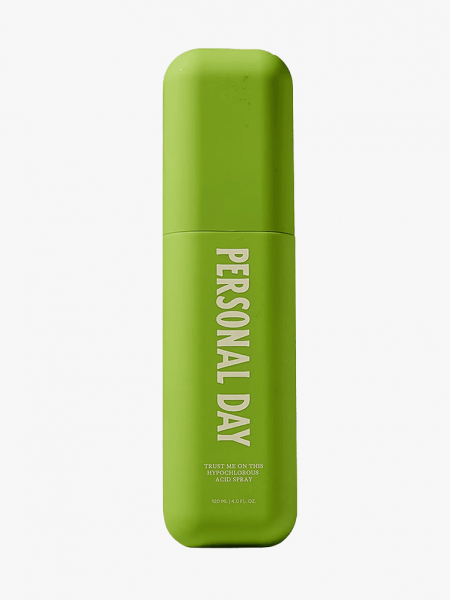 Personal Day Trust Me On This Hypochlorous Acid Spray in branded component on a light gray background